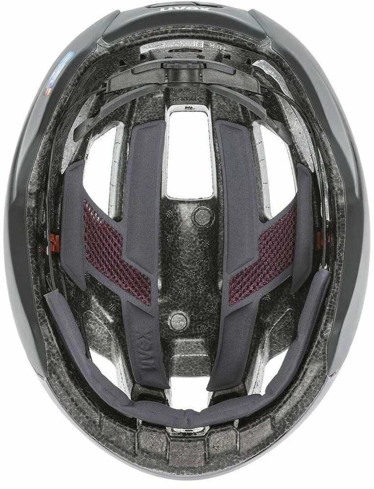 Šalmas Uvex Rise cc prestige-juodas kilimėlis-52-56CM