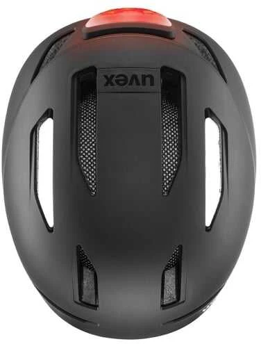 UVEX HELMA URBAN PLANET LED Juodas Matinis size 58-61