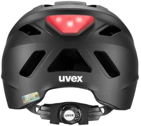 UVEX HELMA URBAN PLANET LED Juodas Matinis size 58-61