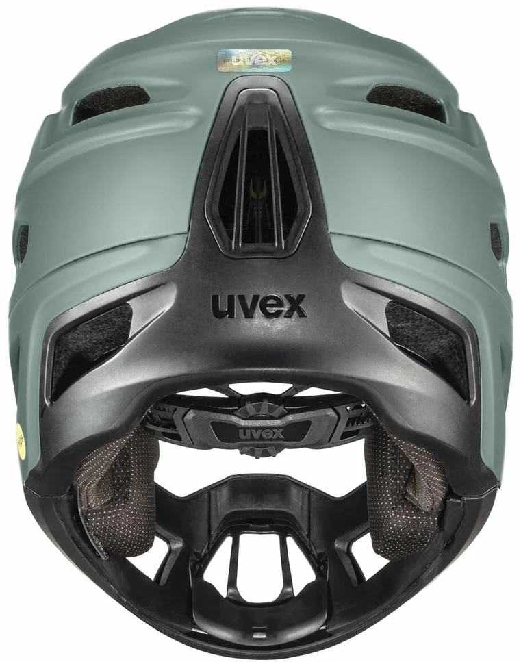 Šalmas Uvex revolt MIPS moss-juodas-56-61CM