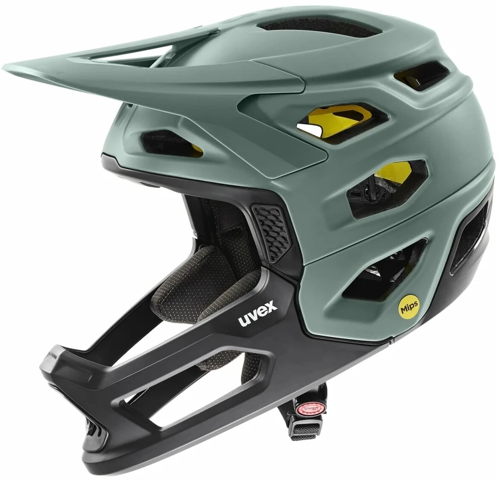 Šalmas Uvex revolt MIPS moss-juodas-56-61CM