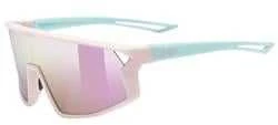 Akiniai Uvex skyrise jr. pink-žalias matt / mirror pink
