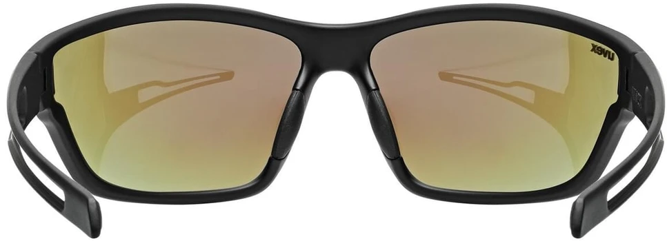 Akiniai Uvex sportstyle 806 juodas matt / mirror mėlynas