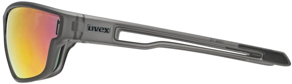 Akiniai Uvex sportstyle 806 smoke mat / mirror red