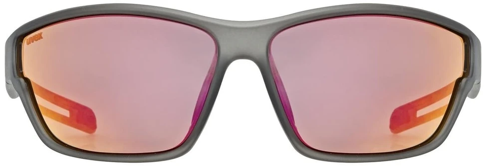 Akiniai Uvex sportstyle 806 smoke mat / mirror red