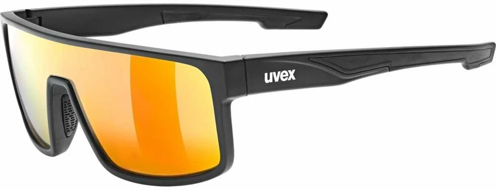 Akiniai Uvex LGL 51 juodas matt / mirror red