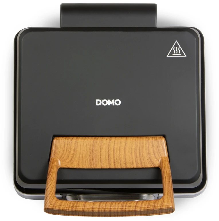 Vaflinė Vaflių keptuvė Domo DOMO DO9281W Vaflių keptuvė, 1520 W, 2 dideli vafliai, temperatūros reguliatorius, juoda