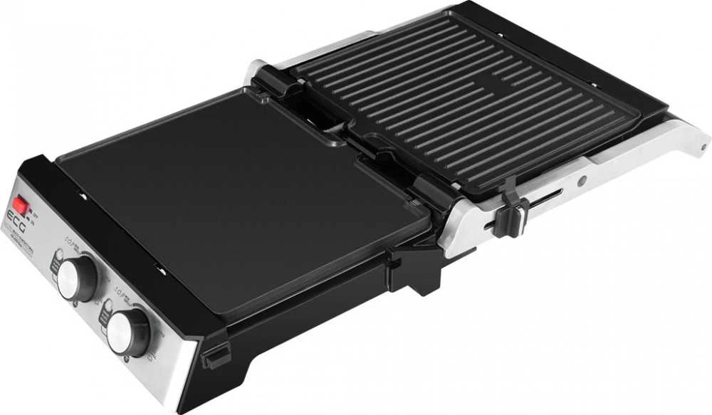 Vaflinė ECG EKG KG 2033 Duo Grilis & Waffle, 2000W, 4 darbinės padėtys, 2 nepriklausomi termostatai