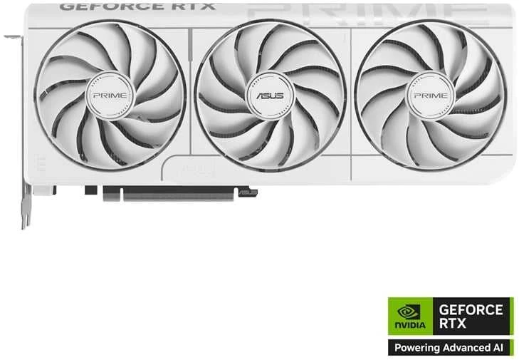 Vaizdo plokštė ASUS Prime GeForce RTX 5070 Baltas OC Edition 12GB GDDR7 Grafikos plokštė PCIe 5.0 HDMI/DP 2.1