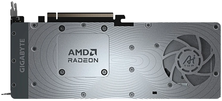 „GIGABYTE Radeon AI PRO R9700 AI TOP 32G“ vaizdo plokštė, 32 GB GDDR6 – mažmeninė prekyba