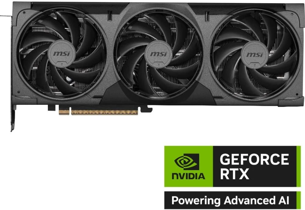 Vaizdo plokštė MSI GeForce RTX 5080 16G VENTUS 3X OC Juodas