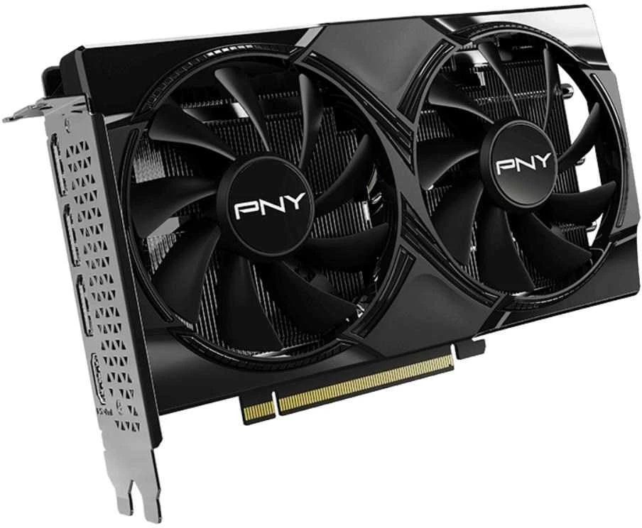 Vaizdo plokštė PNY GeForce RTX 5060 su dviem ventiliatoriais, 8 GB OC, DLSS 4