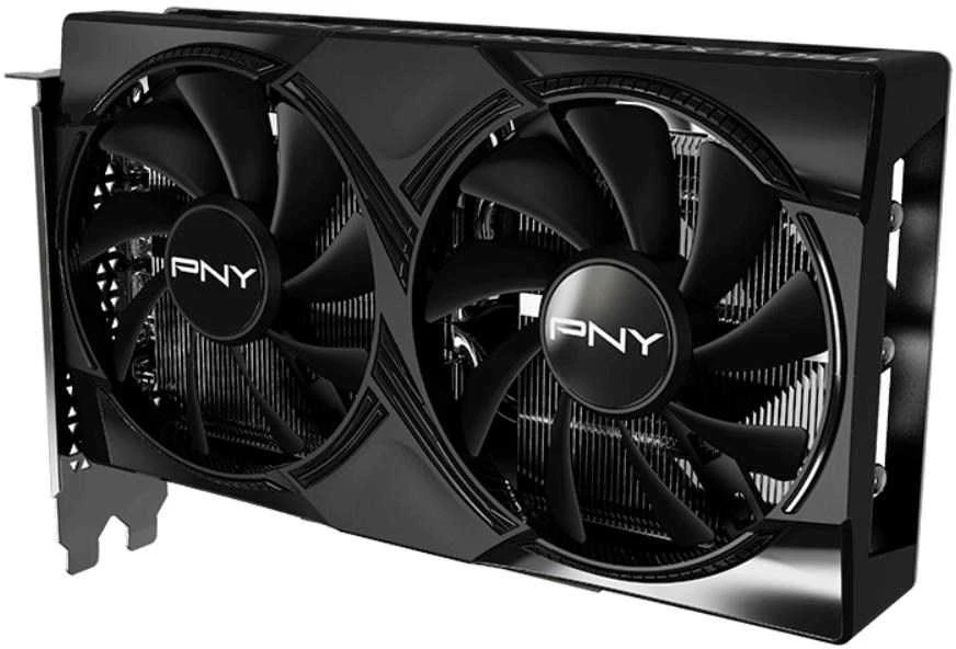 Vaizdo plokštė PNY GeForce RTX 5060 su dviem ventiliatoriais, 8 GB OC, DLSS 4