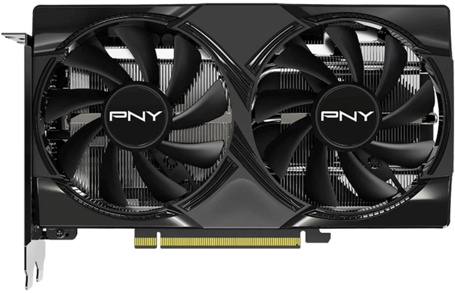 Vaizdo plokštė PNY GeForce RTX 5060 su dviem ventiliatoriais, 8 GB DLSS4