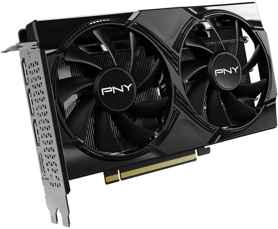 Vaizdo plokštė PNY GeForce RTX 5060 su dviem ventiliatoriais, 8 GB DLSS4