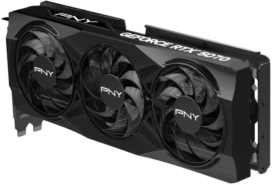 Vaizdo plokštė PNY GeForce RTX 5070 su trimis ventiliatoriais, 12 GB OC, DLSS 4