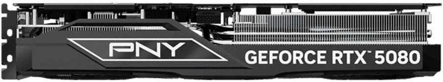 Vaizdo plokštė PNY Technologies PNY GeForce RTX 5080 su trijų ventiliatorių NVIDIA 16 GB GDDR7