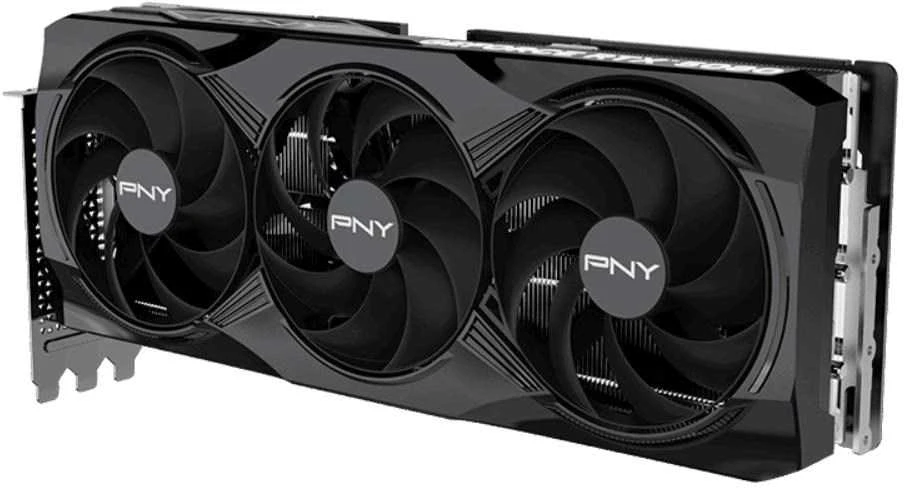 Vaizdo plokštė PNY Technologies PNY GeForce RTX 5080 su trijų ventiliatorių NVIDIA 16 GB GDDR7
