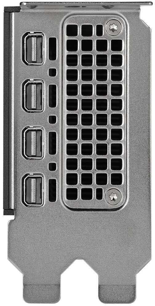 Pny Technologies Vaizdo plokštė PNY NVIDIA RTX 4000 SFF Ada kartos, 20 GB GDDR6 160 bitų, PCIe 4.0 x16, dvigubas lizdas, 4x Mini DP 1.4a, LP - ATX laikiklis, mažmeninė kaina, 1x mDP į DP adapteris