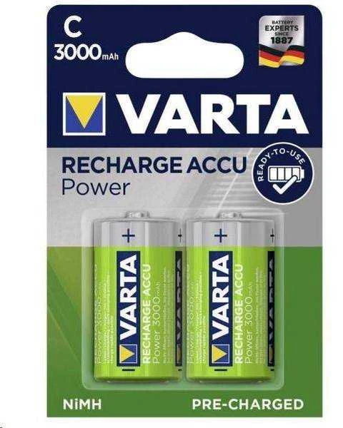 1x2 Varta įkraunamas Accu C Ready2Use NiMH Baby 3000 mAh