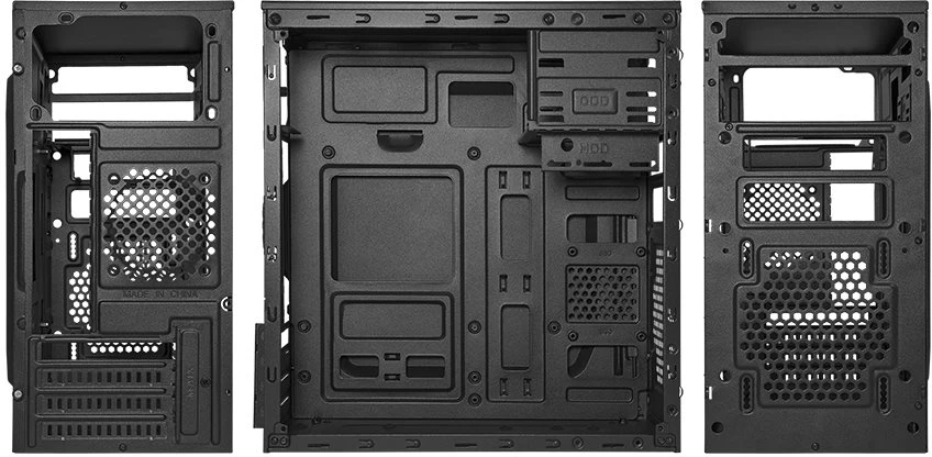 „Vein X VeinX“ korpusas „Chant CH25M Micro Tower“, be spyruoklių, 2x USB3.0, 2x USB2.0, juodas