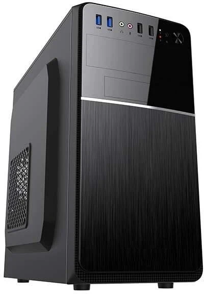 Vein X „VeinX“ dėklas „Chant CH25M Micro Tower“, be maitinimo šaltinio, 1x USB-C, 2x USB3.0, 1x USB2.0, juodas
