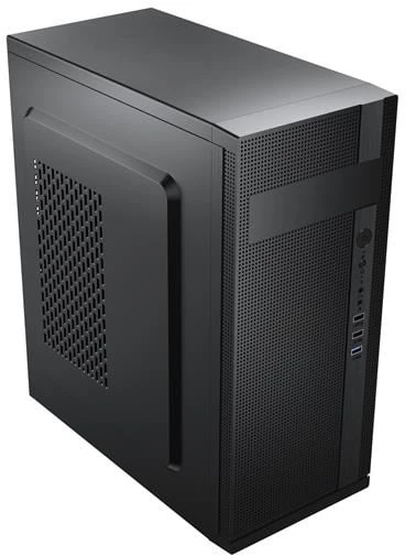 Vein X „VeinX ID02A Mid Tower“ korpusas, be maitinimo šaltinio, 1x USB3.0, 2x USB2.0, juodas