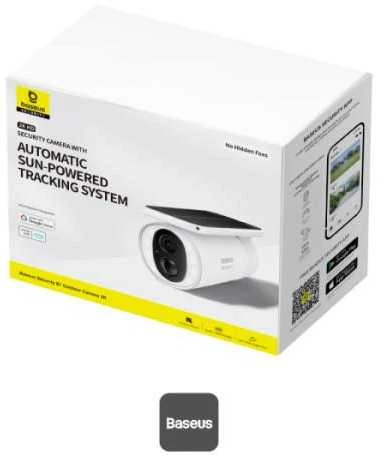 Baseus Security S1 2K lauko kamera – baltos spalvos