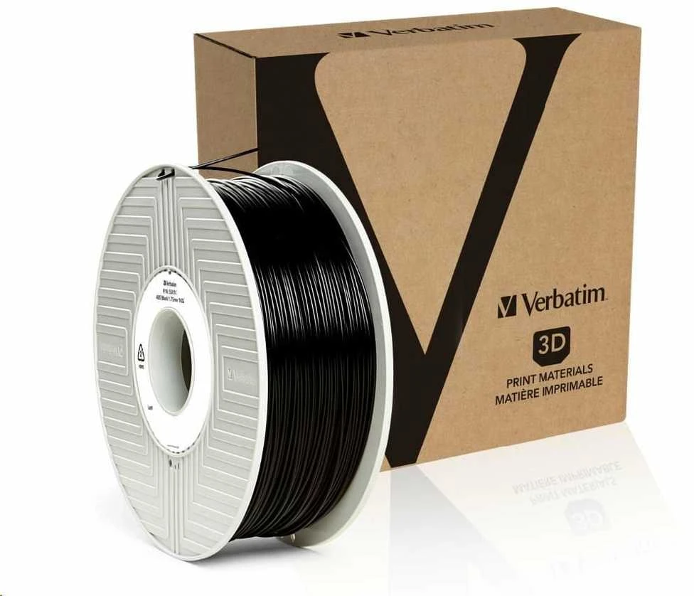 Verbatim 55026 eksploatacinė medžiaga 3D spausdintuvams ABS Juoda 1kg