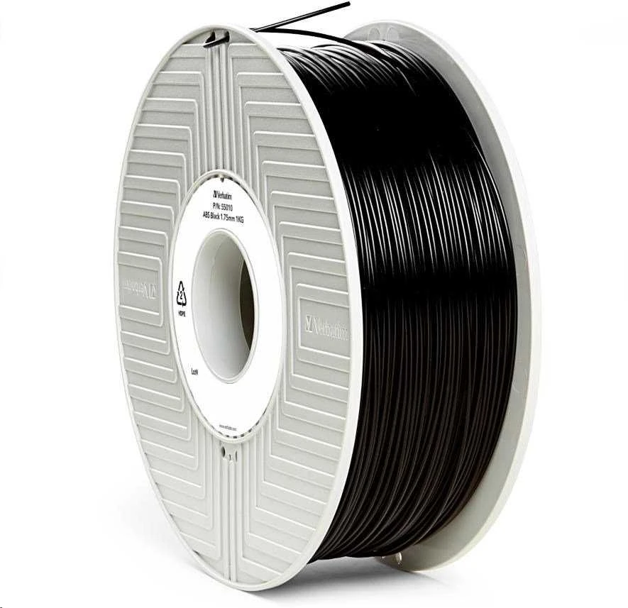 Verbatim 55026 eksploatacinė medžiaga 3D spausdintuvams ABS Juoda 1kg