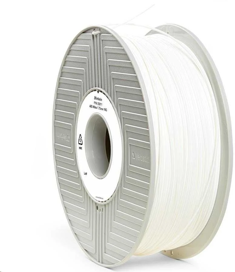 Verbatim 55027 eksploatacinė medžiaga 3D spausdintuvams ABS Balta 1kg