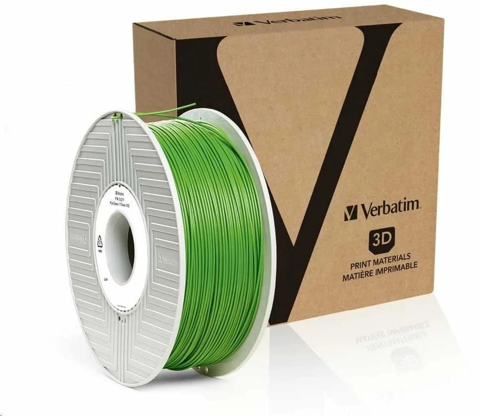 Verbatim 55324 eksploatacinė medžiaga 3D spausdintuvams Polilatinė rūgštis (PLA) Žalia 1kg