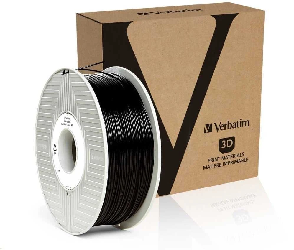 Verbatim 55318 eksploatacinė medžiaga 3D spausdintuvams Polilatinė rūgštis (PLA) Juoda 1kg
