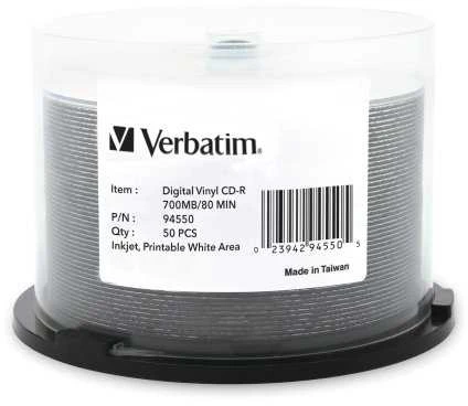 „Verbatim“ CD-R papildoma apsauga, 0,7 GB, 52 x 50 pakuotės velenas
