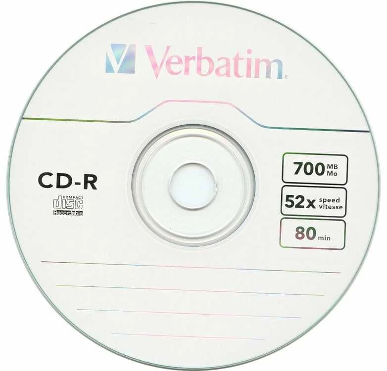 „Verbatim CR-R Extra Protection“ 0,7 GB, 52 x 25 pakuotės velenas