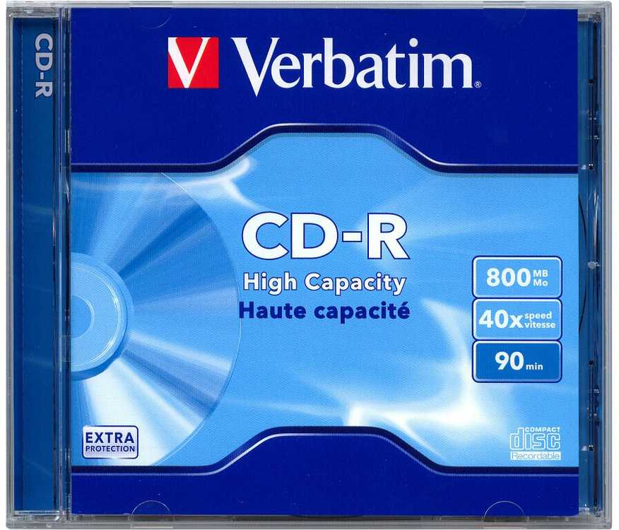 Verbatim CD-R/DL/->40X/10-PACK-JEWEL 800MB