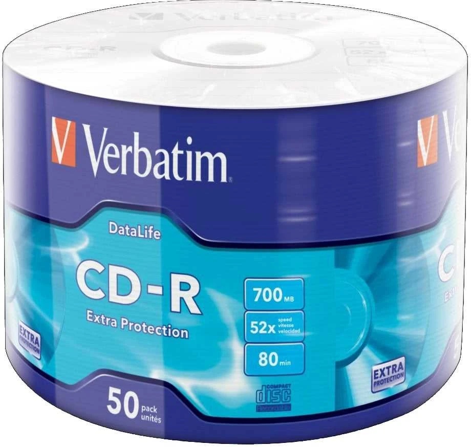 Verbatim CD-R papildoma apsauga 700 MB 50 vnt