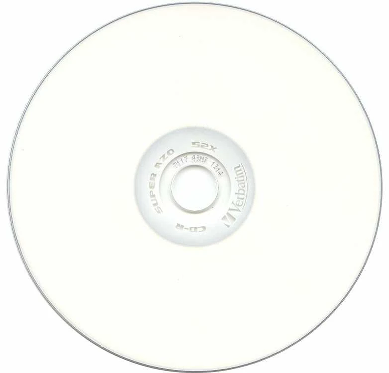 VERBATIM CD-R 25vnt pakuotė, PRINT 43439