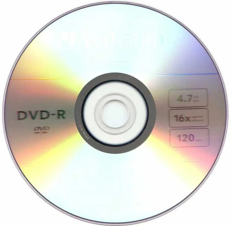 Verbatim DVD-R 4.7GB 16X 10pack AZO Matinis Sidabrinis cake box - 43523