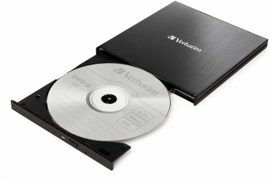 Verbatim 43886 optinių diskų įrenginys Juoda DVD±RW