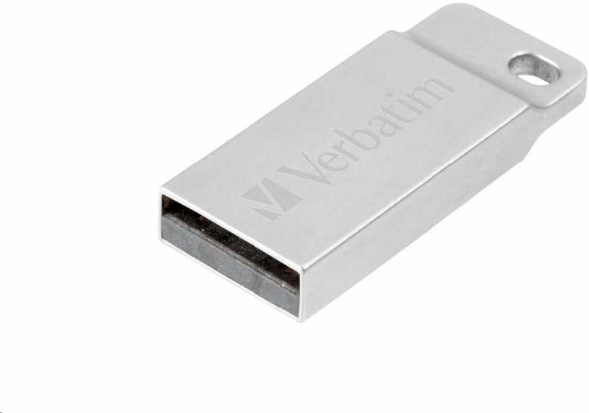 Verbatim Pendrive 64GB USB-A 2.0 Metal Executive sidabro spalvos 98750