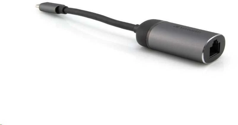 Verbatim 49146 sąsajos šakotuvas USB 3.2 Gen 1 (3.1 Gen 1) Type-C 1000 Mbit/ai Juoda, Sidabras