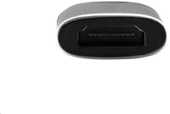 Verbatim 49143 vaizdo kabelio adapteris 0,01 m C tipo USB HDMI Juoda, Sidabras