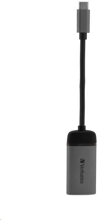 Verbatim 49143 vaizdo kabelio adapteris 0,01 m C tipo USB HDMI Juoda, Sidabras