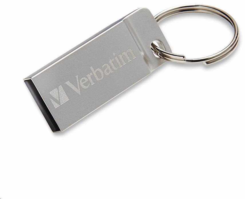 Verbatim Pendrive 64GB USB-A 2.0 Metal Executive sidabro spalvos 98750