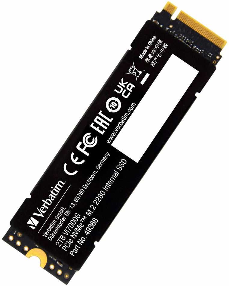 SMD Verbatim Vi7000 2TB M.2 2280 PSI -E x4 Gen4 NVME (49368)