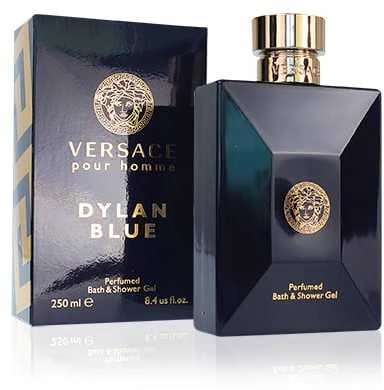 Versace Dylan Mėlyna Pour Homme Bath & Dušo želė parfumuota dušo želė vyrams, 250 ml