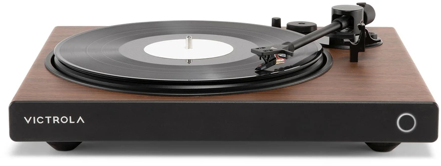 „Victrola VPT-1520-WLN-INT“ bangų patefonas, rudas