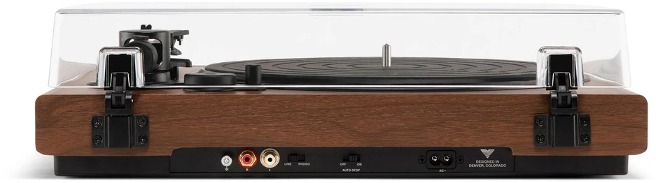 „Victrola VPT-1520-WLN-INT“ bangų patefonas, rudas