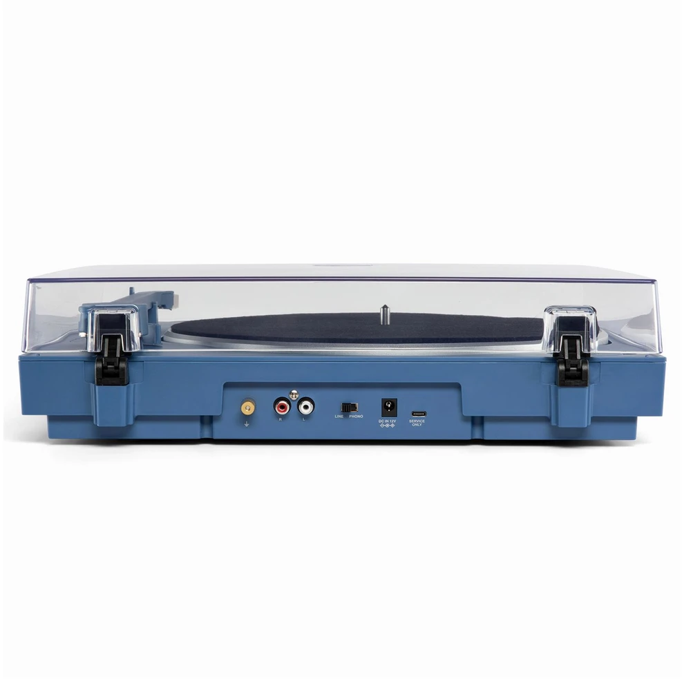 „Victrola VPT-800-BLU-INT“ automatinis patefonas, mėlynas
